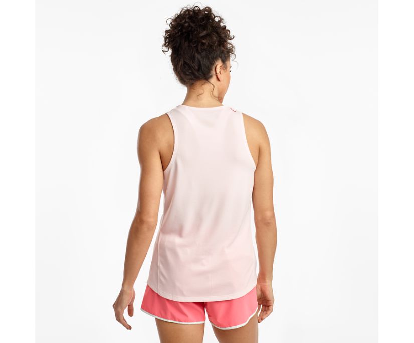 Saucony Stopwatch Singlet Linnen Dam Rosa | Sverige 003PJJ